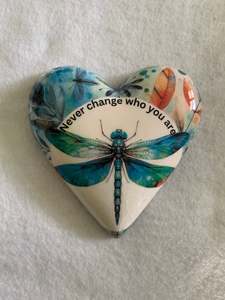 Decoupaged  Hanging Heart