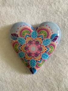 Decoupaged  Hanging Heart