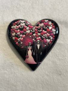 Decoupaged  Hanging Heart