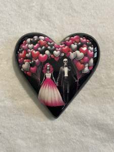 Decoupaged  Hanging Heart