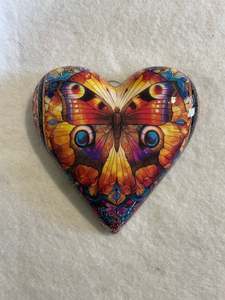 Decoupaged  Hanging Heart