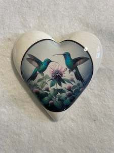 Decoupaged  Hanging Heart