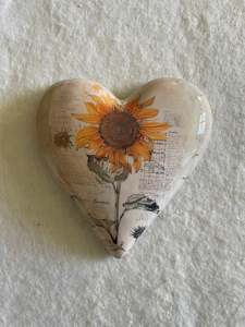 Decoupaged  Hanging Heart
