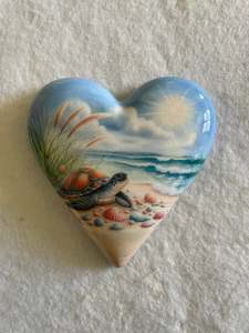 Decoupaged  Hanging Heart