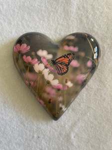 Decoupaged  Hanging Heart