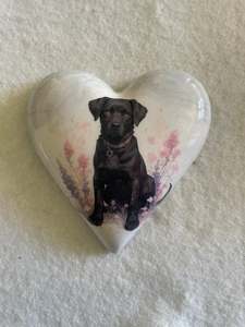 Decoupaged  Hanging Heart