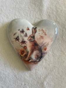 Decoupaged  Hanging Heart