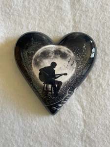 Decoupaged  Hanging Heart