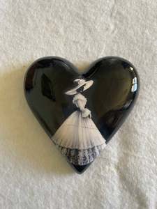 Decoupaged  Hanging Heart