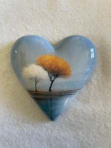 Decoupaged  Hanging Heart