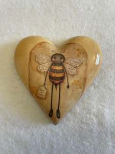 Decoupaged  Hanging Heart