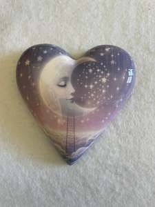 Decoupaged  Hanging Heart