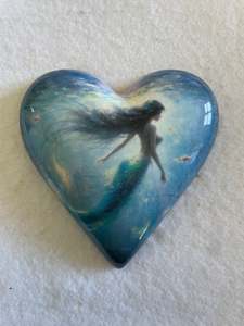 Decoupaged  Hanging Heart