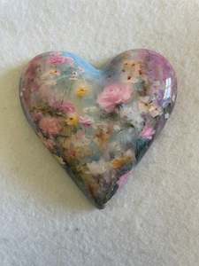 Decoupaged  Hanging Heart