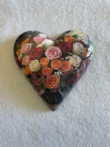 Decoupaged  Hanging Heart