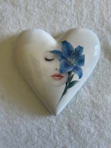 Decoupaged  Hanging Heart