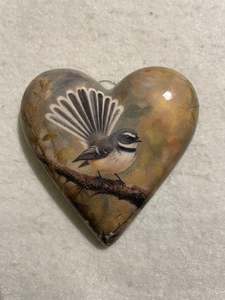 Decoupaged  Hanging Heart