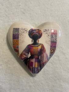 Decoupaged  Hanging Heart