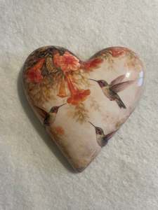 Decoupaged  Hanging Heart