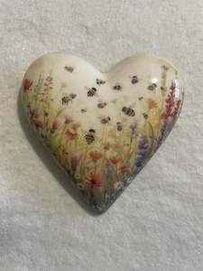 Decoupaged  Hanging Heart