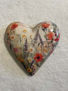 Decoupaged  Hanging Heart