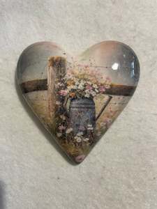 Decoupaged  Hanging Heart