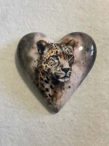 Decoupaged  Hanging Heart