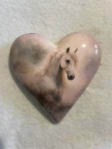 Decoupaged  Hanging Heart