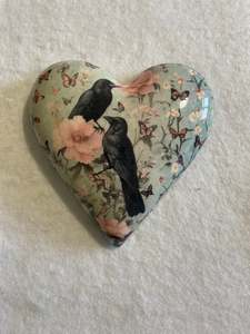 Decoupaged  Hanging Heart
