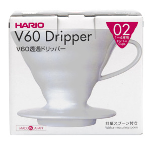 Brew Gear: Ceramic V60 Coffee Dripper / White