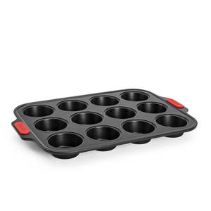 Woll Let's Bake! 12-Cup Muffin Pan – PFAS-Free Diamond Non-Stick