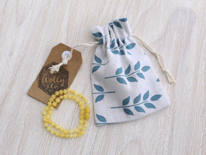 Baltic Amber Teething Necklace – butterscotch – Wolly&Co