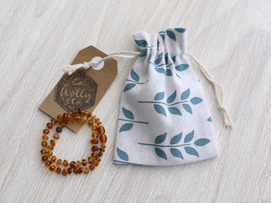 Baltic Amber Teething Necklace – cognac – Wolly&Co