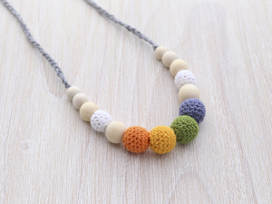 Natural Teething Necklace – happiness – Wolly&Co