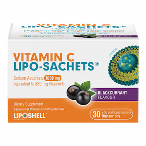 Covid 19 Featured: Lipo-Sachets Vitamin C Blackcurrant 30s