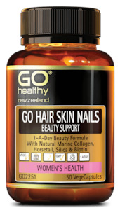 Go Healthy Go Hair Skin Nails Beauty Support 50 Caps