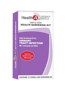 Family Health Womens Health: Health Alert UTI Kit 3 Tests