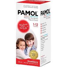 Family Health Childrens Health: Pamol Suspension Liquid Strawberry 200ml