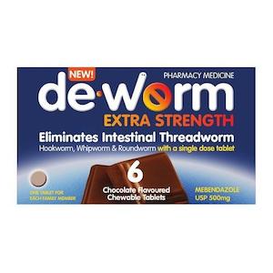 De-Worm Extra Strength Chewable Tablets