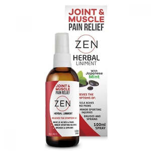 Family Health Pain Relief: Zen Herbal Liniment Spray 100ml