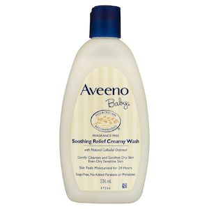 AVEENO Baby Soothing Creamy Wash 236ml.