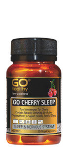 Natural Health Sleep Aid: Go Healthy Cherry Sleep 30 Vege Capsules