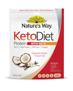 Diet Nutrition Keto: Natures Way Keto Diet Protein Powder 200g