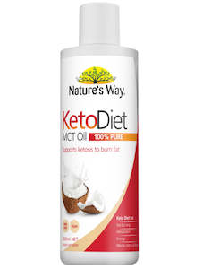 Diet Nutrition Keto: Natures Way Keto Diet MCT Oil 250ml