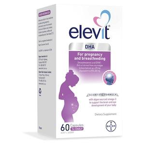 Baby Mother Pregnancy: Elevit DHA Capsules 60s