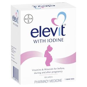 Baby Mother Pregnancy: Elevit with Iodine 100