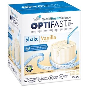 Diet Nutrition Optifast: Optifast VLCD Vanilla Flavour Shake x 12