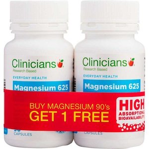 Website Product 3: Clinicians Magnesium 90 cap Buy One Get One Free 2 pack