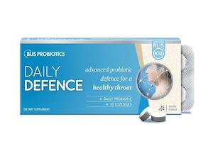 Cold Flu Sinus: Blis Daily Defence Vanilla Lozenges 30s