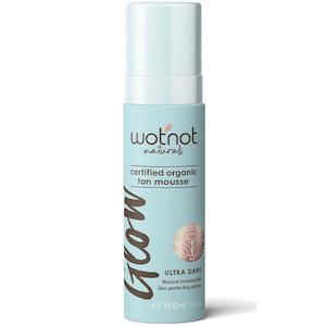 WOTNOT Cert. Organic Tan Mousse U/Dark 150ml